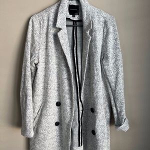 Dynamite white and black blazer